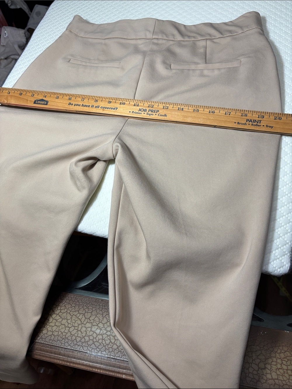 Investments Women’s Dress Pants in Light Beige - Picture 8 of 8